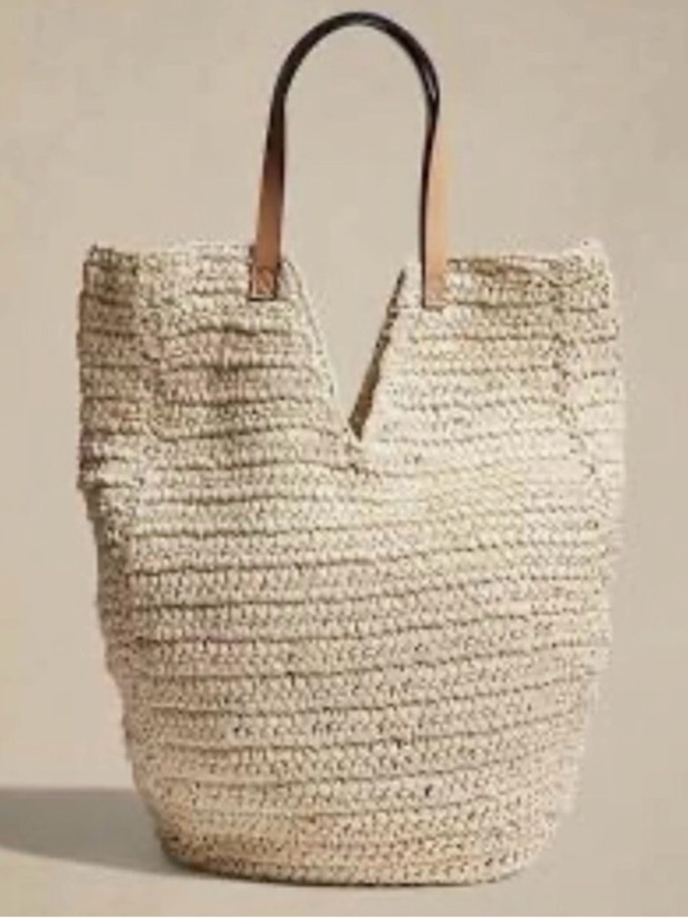 Straw Hobo Tote Bag